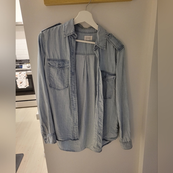 Aritzia Community Denim Button Down - Picture 2 of 4